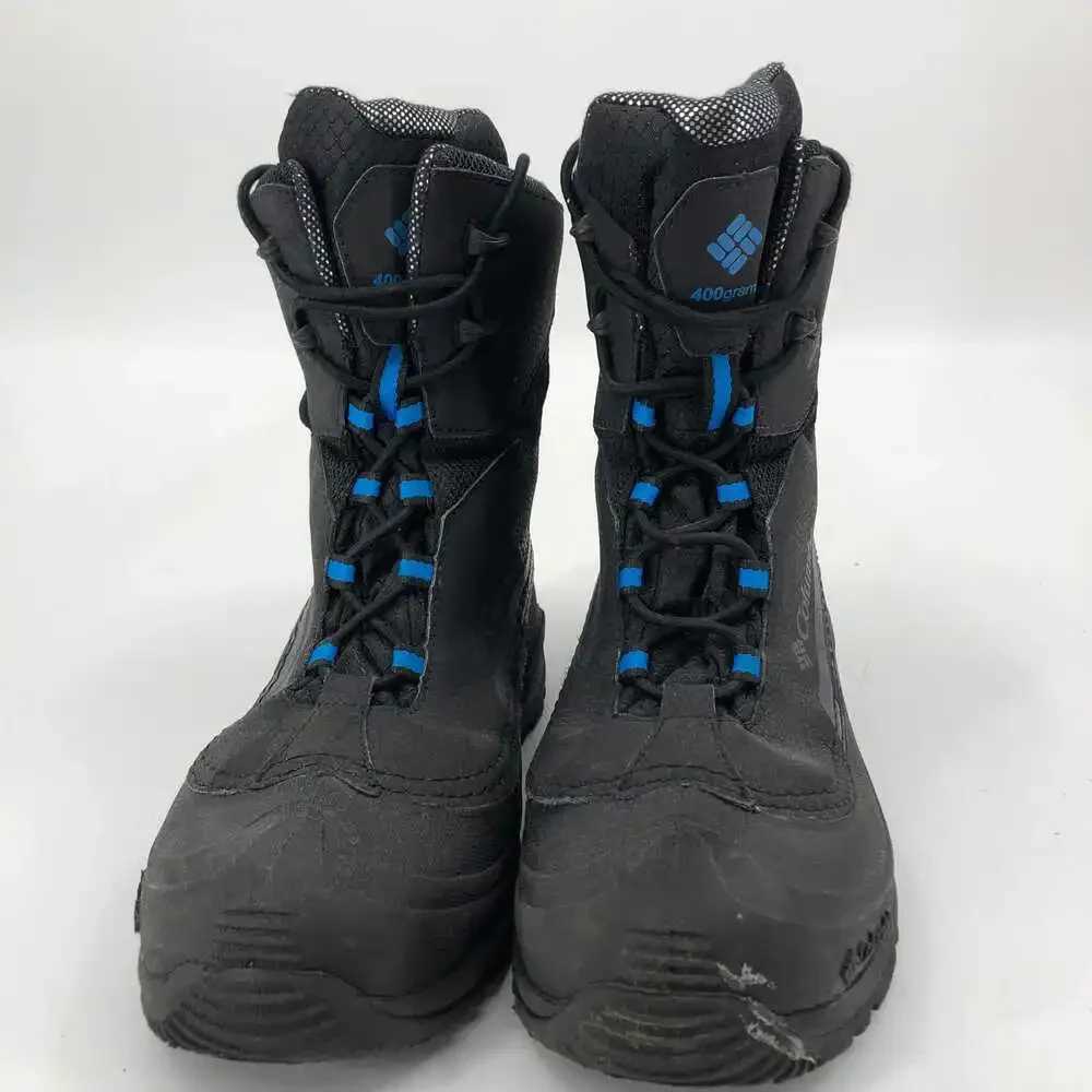 Columbia Black and Blue Synthetic Snow Boots | Perfect for Any Season